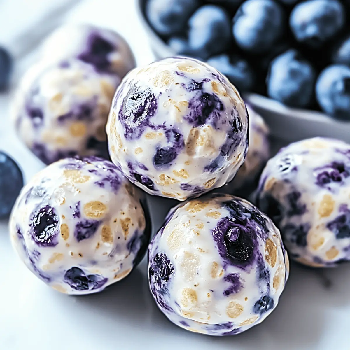 Blueberry Cheesecake Protein Bites nulr75