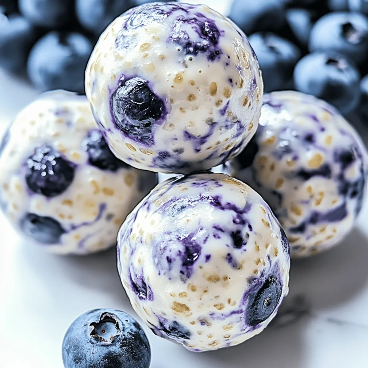 Blueberry Cheesecake Protein Bites pwcskr