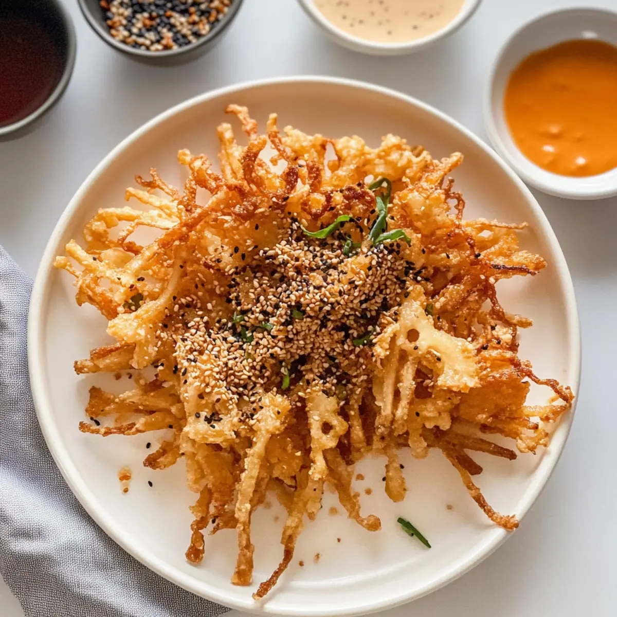 Crispy Fried Enoki Mushroom Bites You Can't Resist 2 Fried Enoki Mushroom bksey2