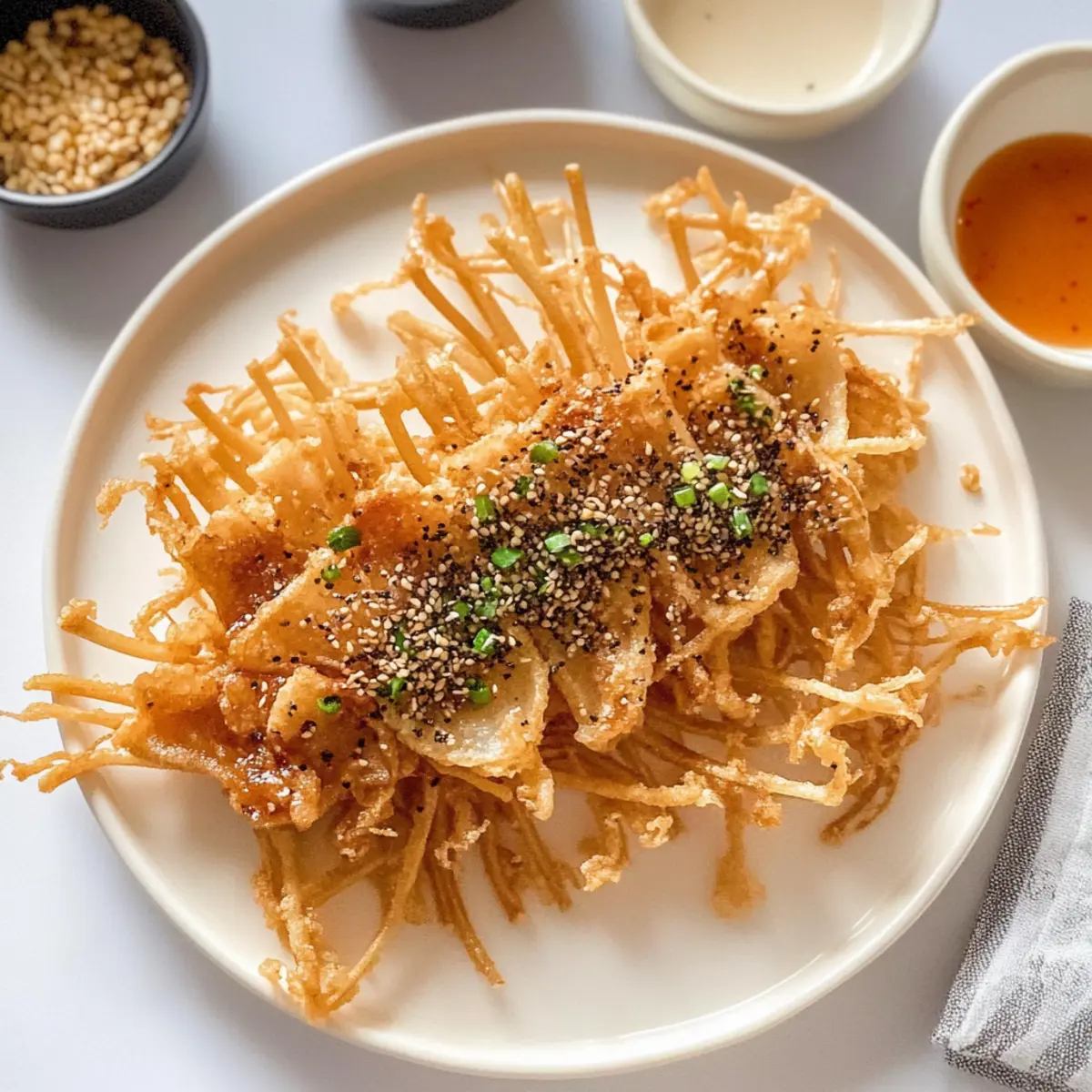 Crispy Fried Enoki Mushroom Bites You Can't Resist 3