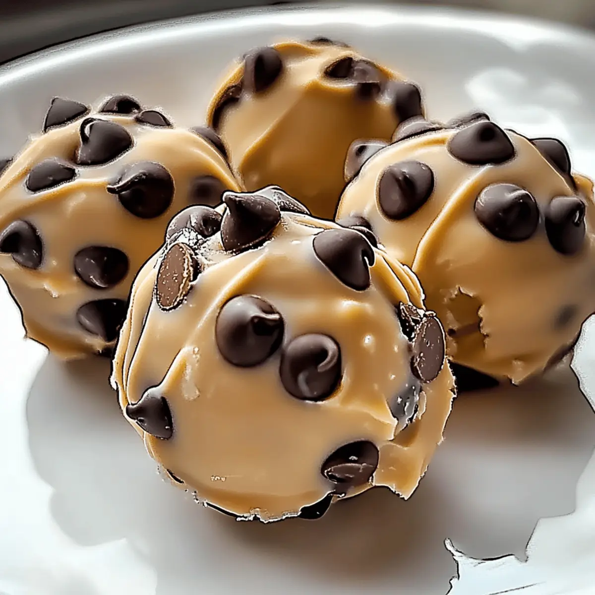 Frozen Greek Yogurt Peanut Butter Bites with Chocolate Chips Bliss 3