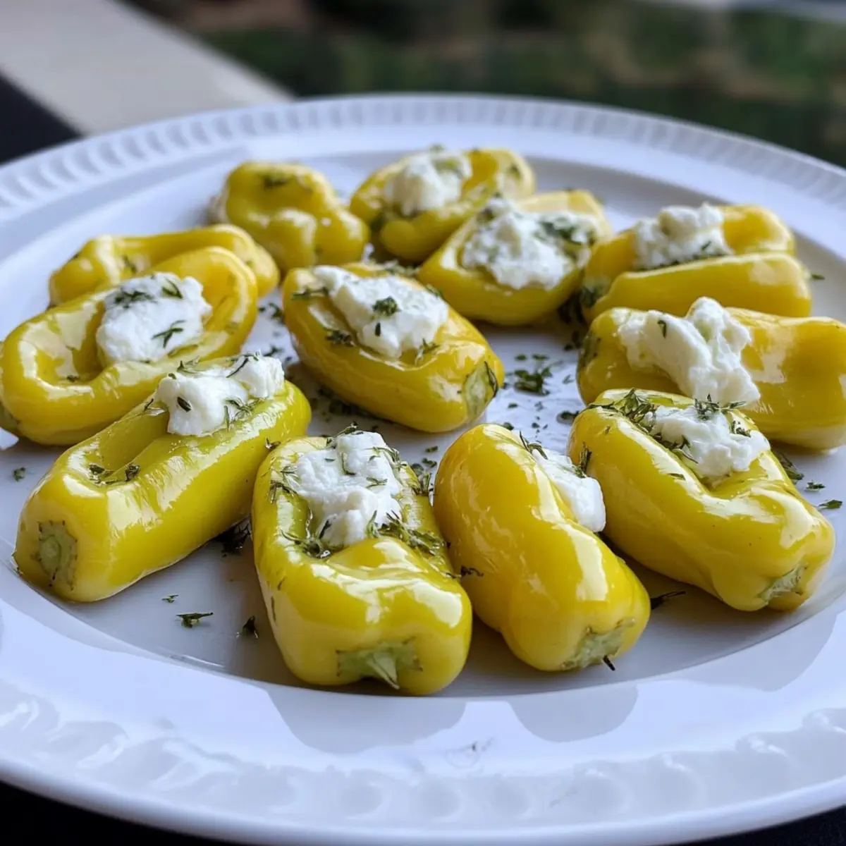 Herbed Goat Cheese Stuffed Peperoncini rrjujb