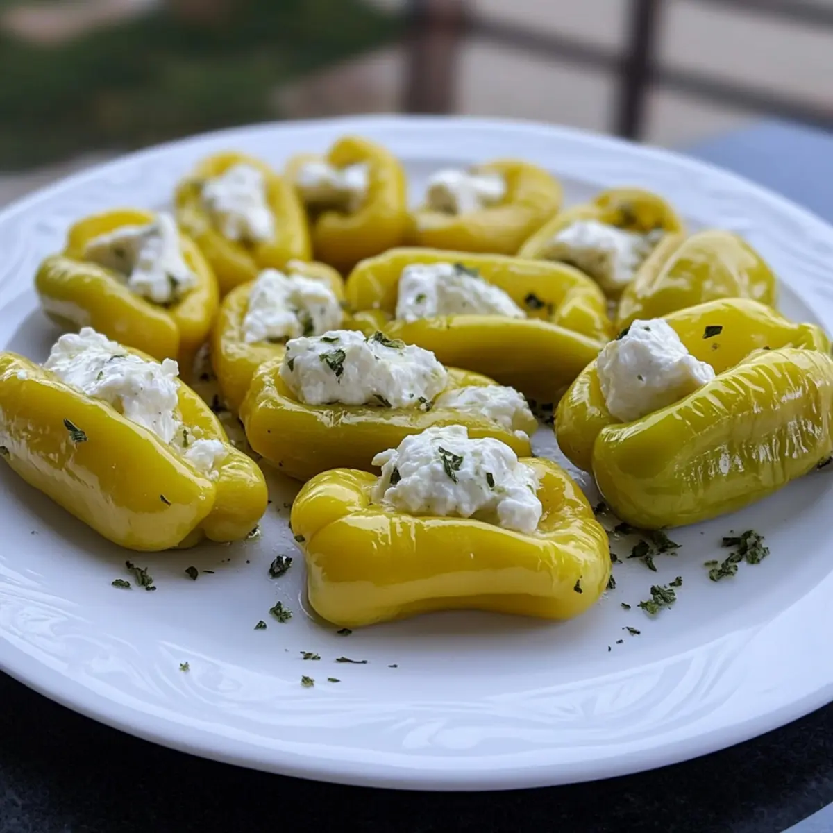 Herbed Goat Cheese Stuffed Peperoncini ugf3mg