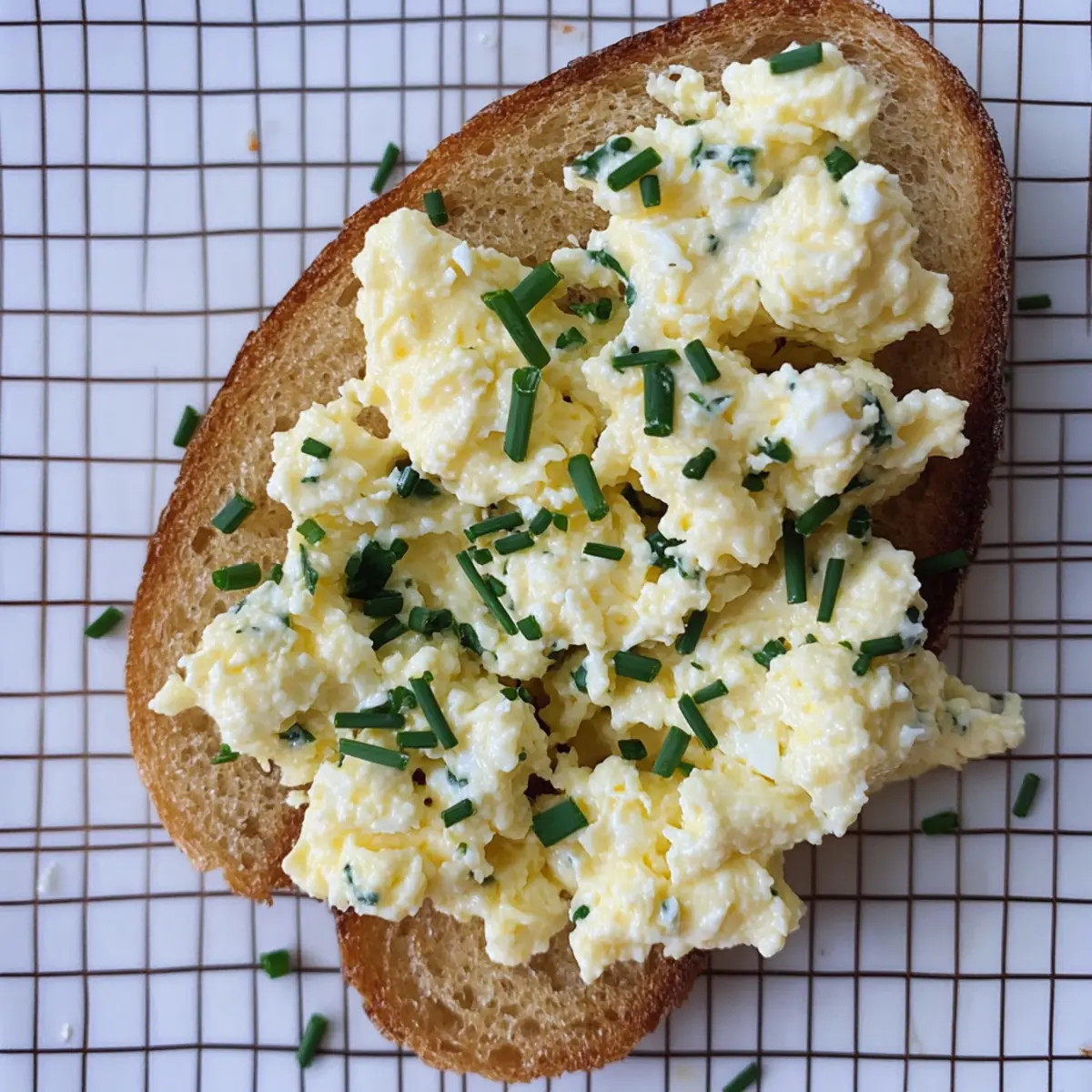 Creamy Scrambled Eggs with Ricotta and Chives in a Flash 1 Scrambled Eggs with Ricotta and Chives f42eoy