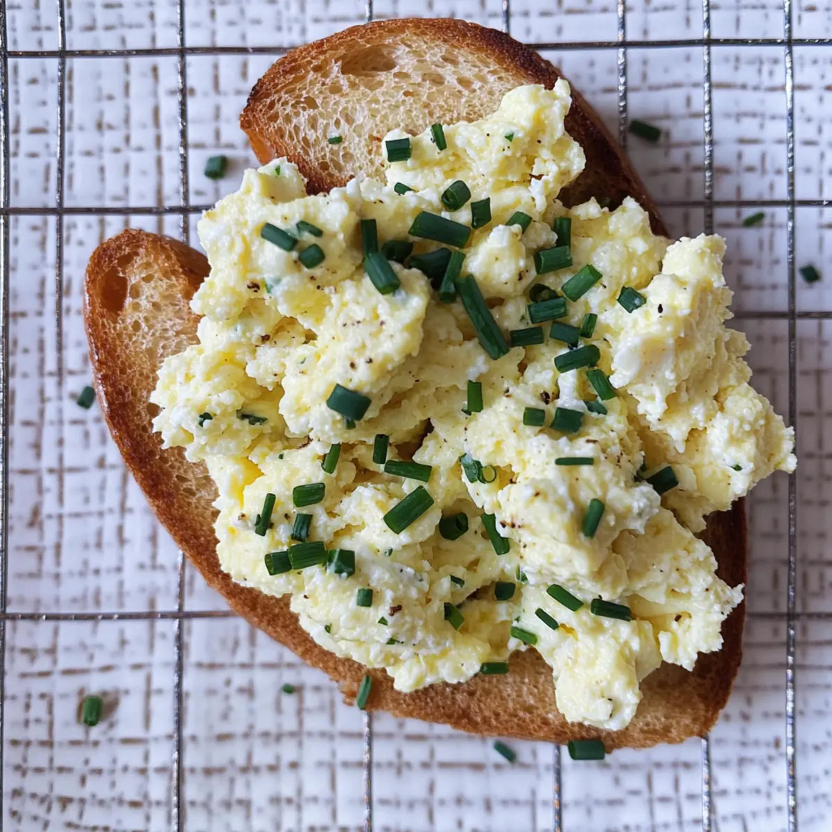Creamy Scrambled Eggs with Ricotta and Chives in a Flash 2 Scrambled Eggs with Ricotta and Chives naq8my