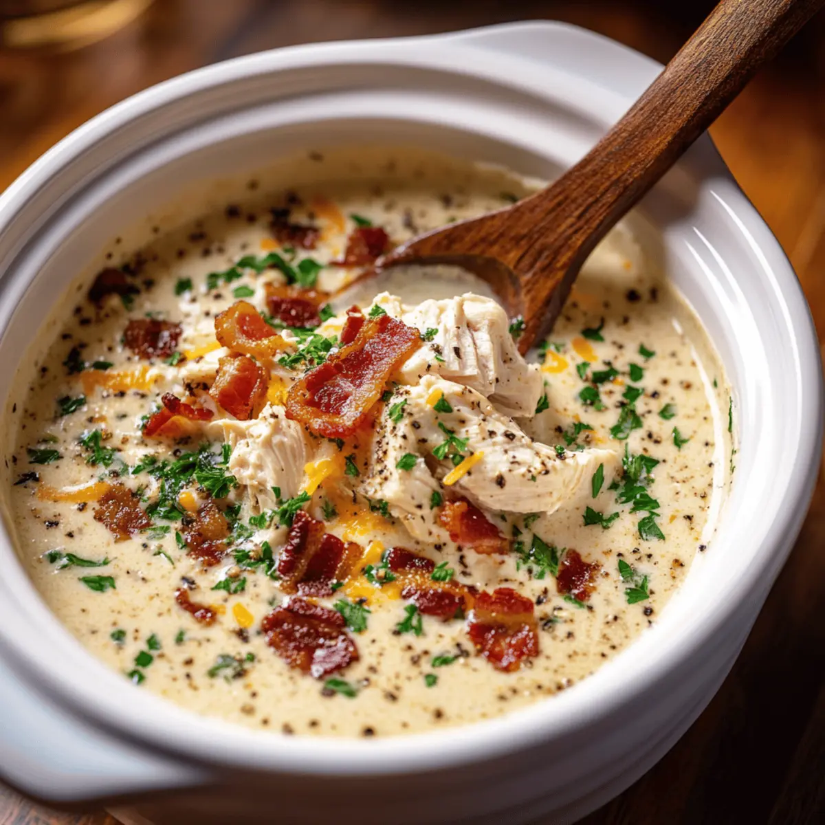 Slow Cooker Keto Chicken Cream Cheese Soup y2hc1o