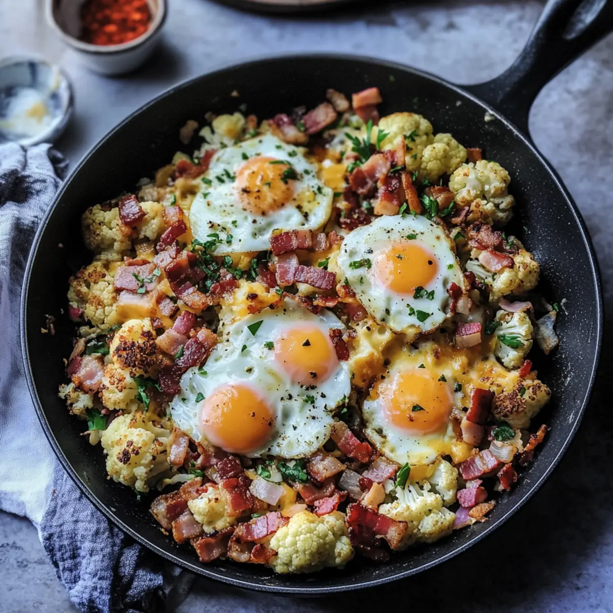Turkish Cauliflower Breakfast Hash dtet2y