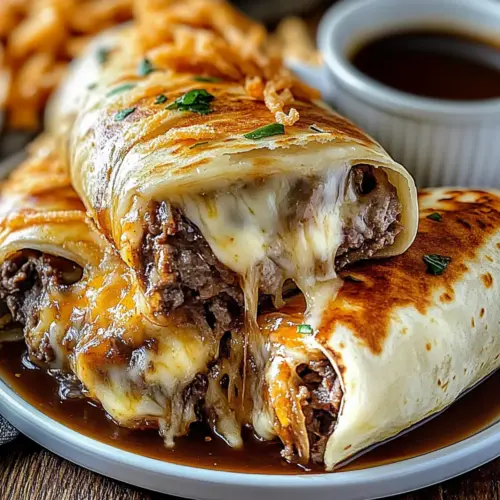 French Dip Tortilla Roll Ups