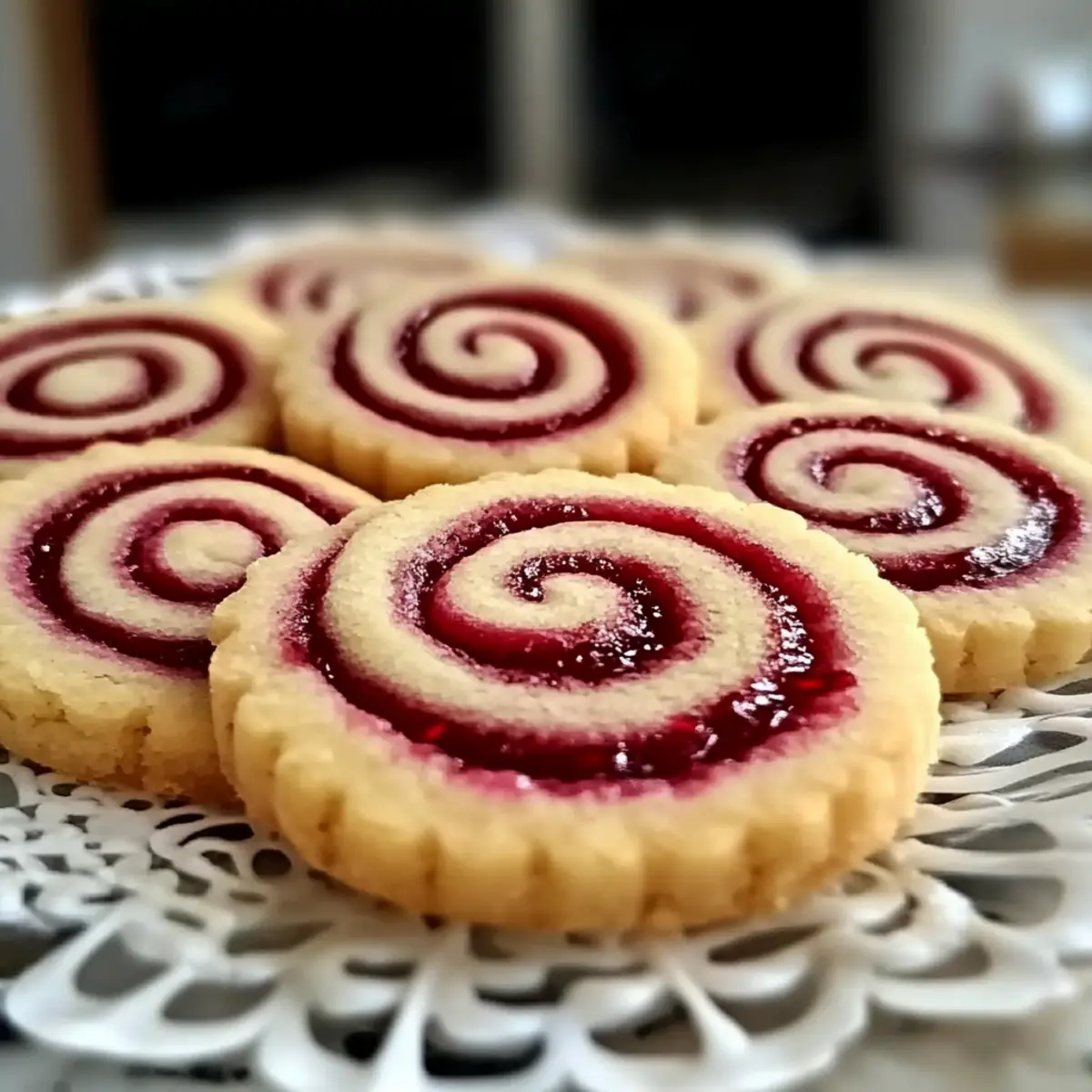 Irresistible Raspberry Swirl Shortbread Cookies Recipe