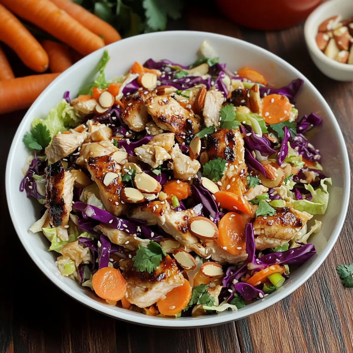 Sesame Chicken Chopped Salad