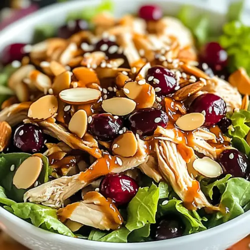 Asian Chicken Cranberry Salad
