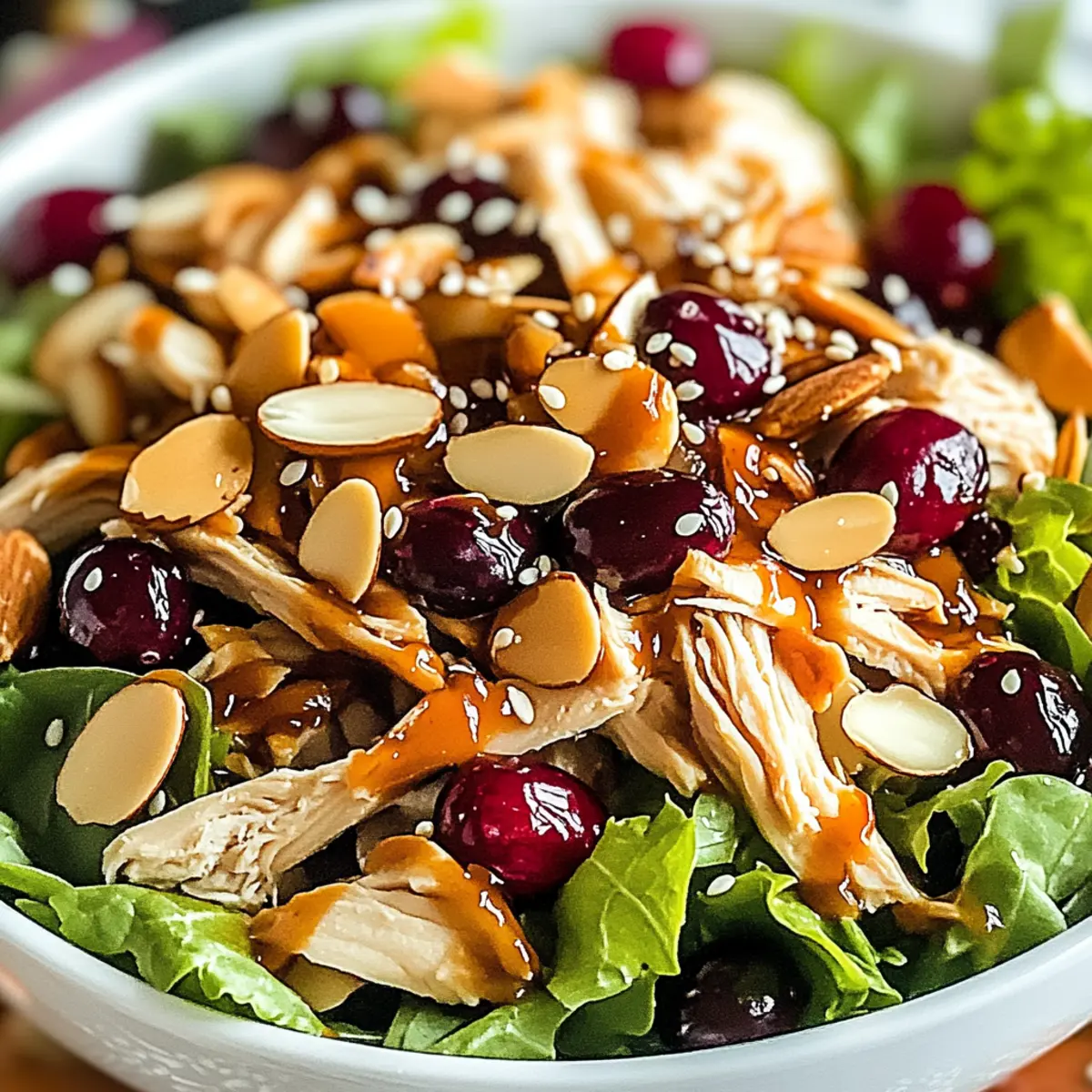 Asian Chicken Cranberry Salad