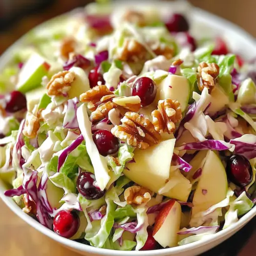Apple Cranberry Coleslaw