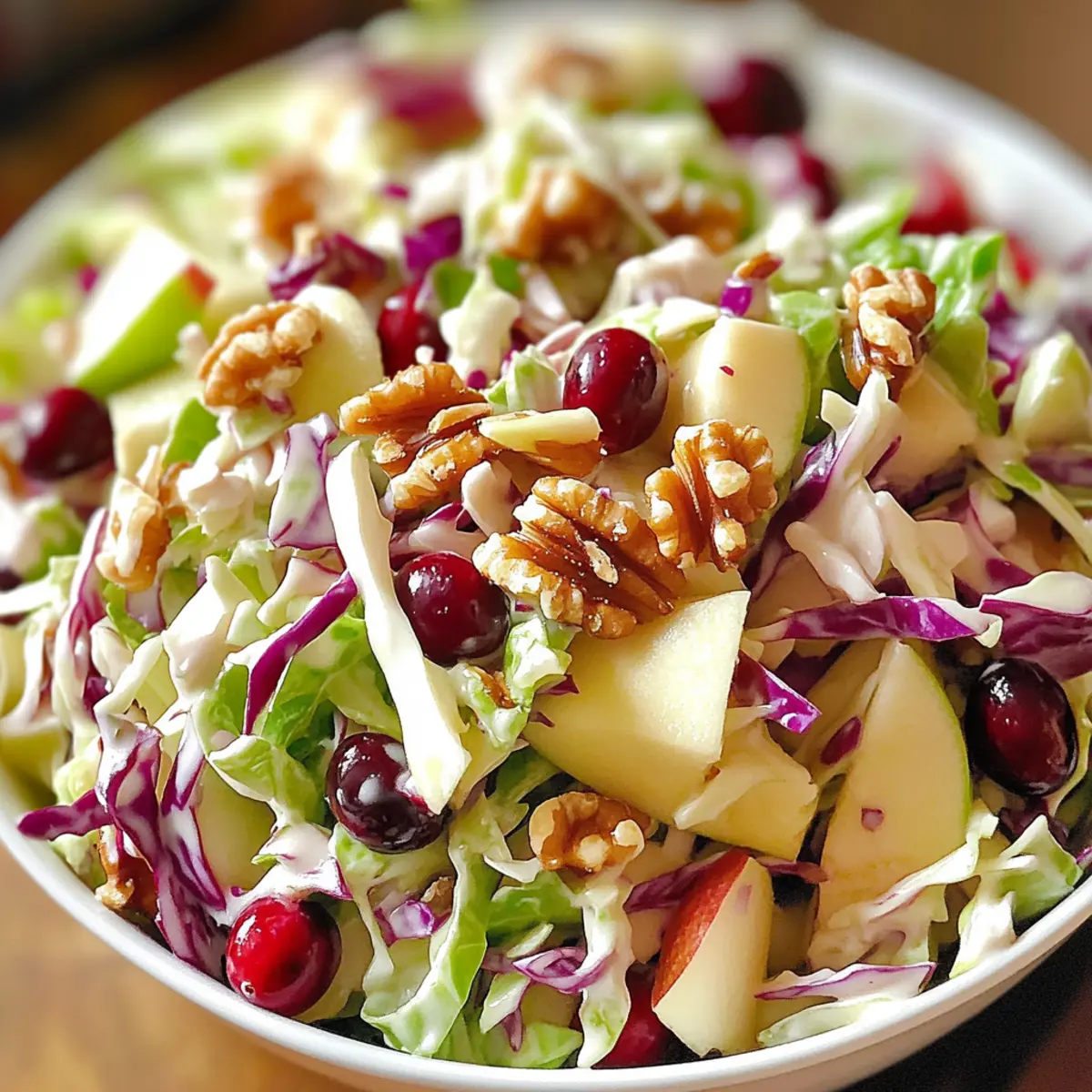 Apple Cranberry Coleslaw