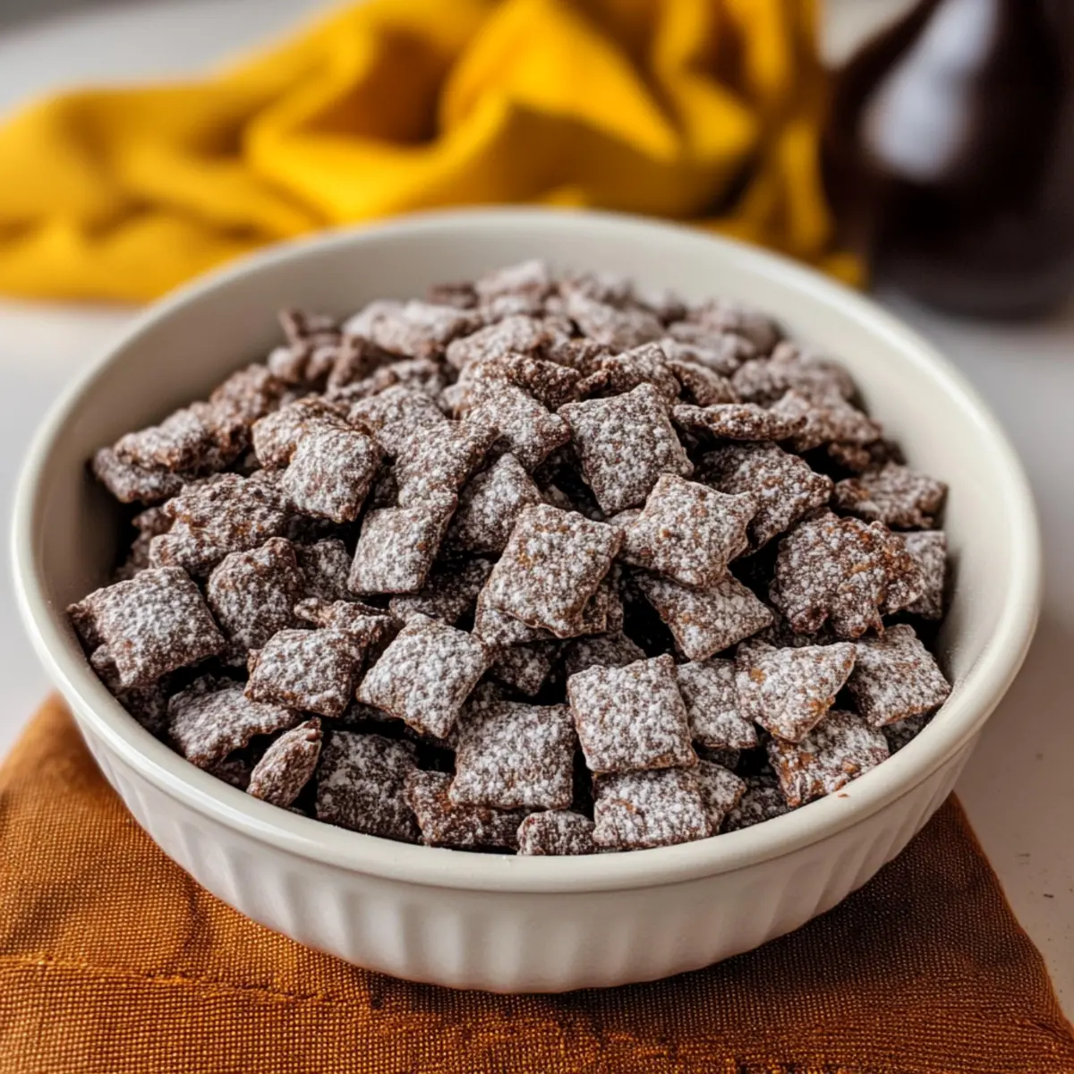 Brownie Batter Puppy Chow