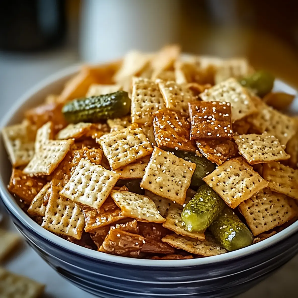 Dill Pickle Chex Mix
